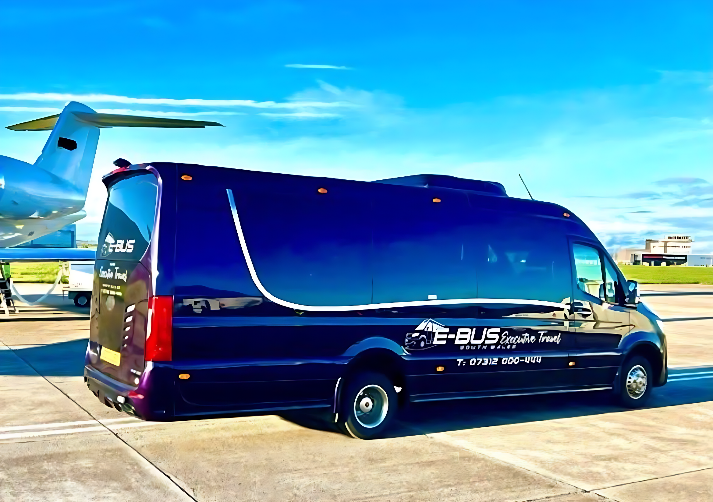 Luxury minibus interior